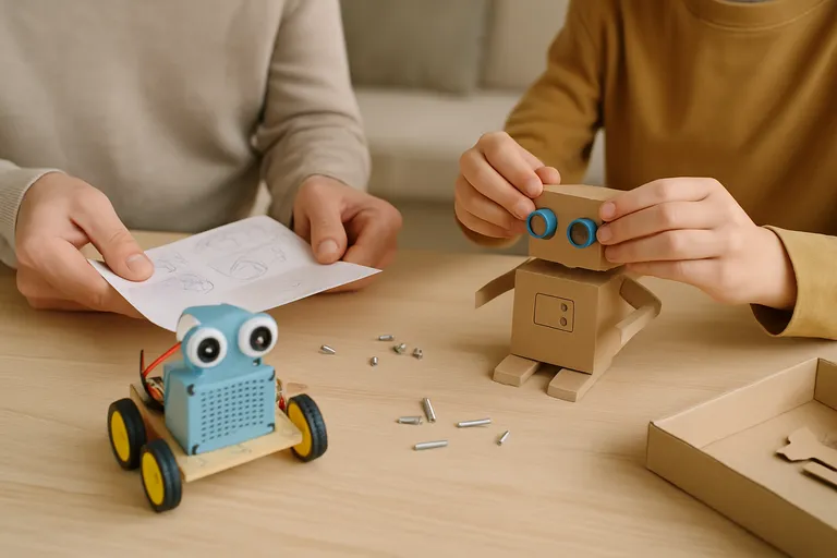 Aanpak kiezen: bouwpakket of zelf robot bouwen