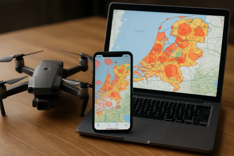 Beste tools en apps voor drone map Nederland