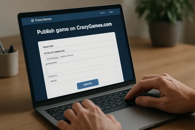 Games publiceren op Crazygames.com