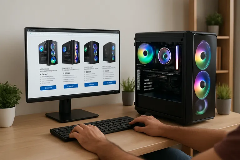 Slim en veilig een nieuwe game PC kopen: winkel, timing en garantie