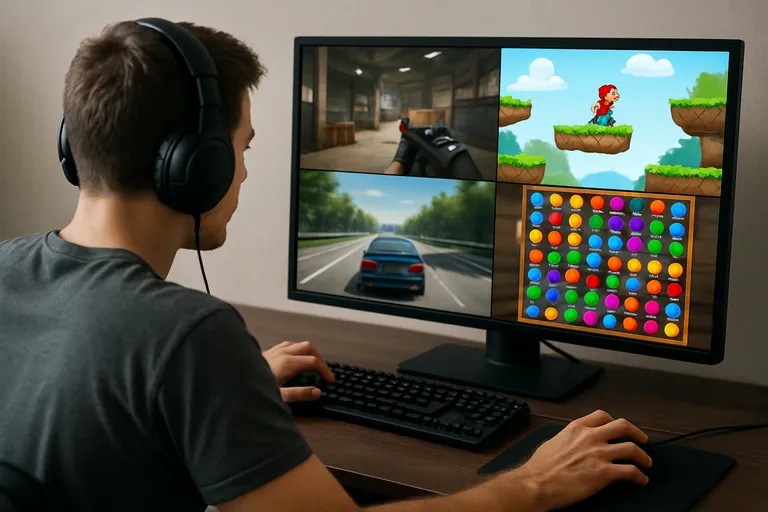 Spellen en genres op Crazygames.com