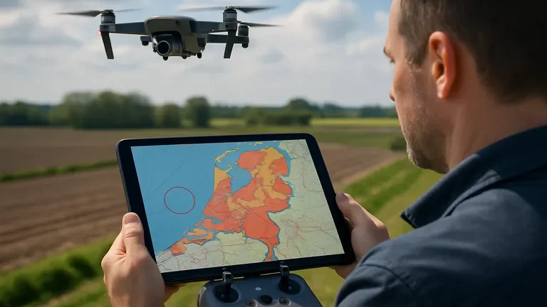 Veilig en slim de lucht in met de dronekaart van Nederland