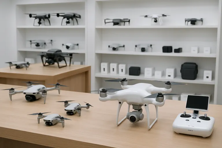 Wat vind je in een moderne drone winkel