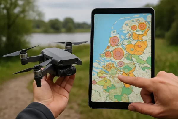 Ontdek de dronekaart van Nederland en plan je vlucht veilig naar de beste locaties